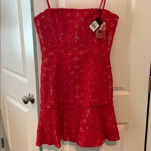 BCBGMaxazria strapless dress